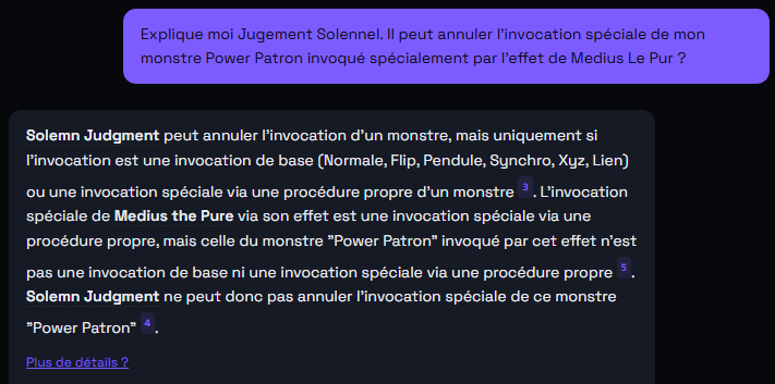 Pose ta question en langage naturel